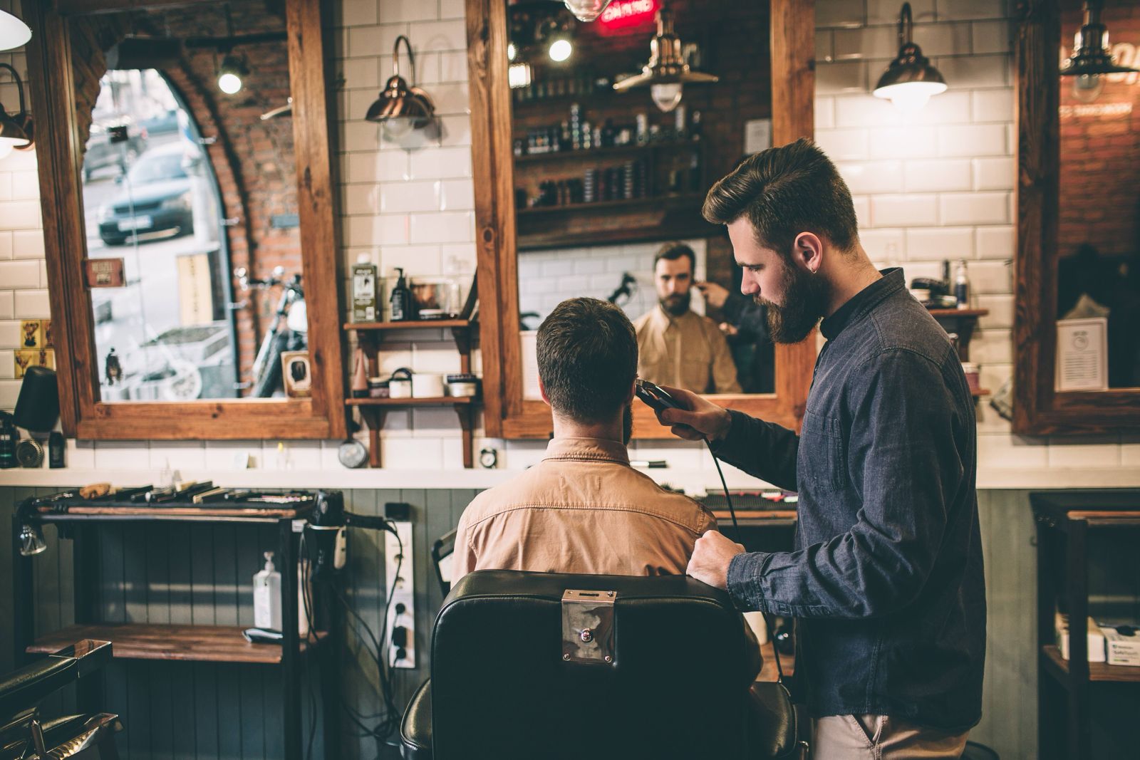 Barbers and Beauty Salons Background